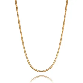 18inch Gold Snake Chain Steel Charm Necklace