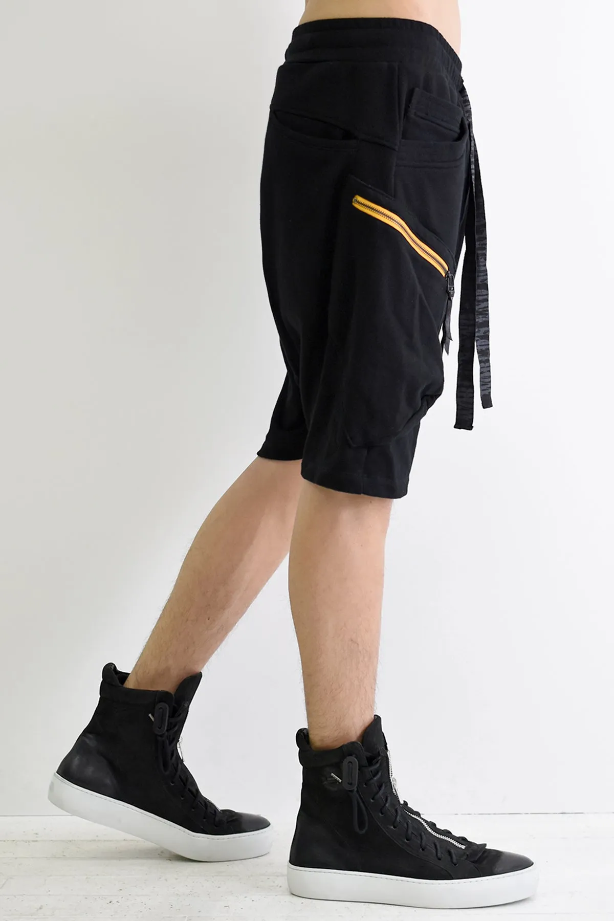 1901-PT13 Cotton Cargo SRL Shorts Black