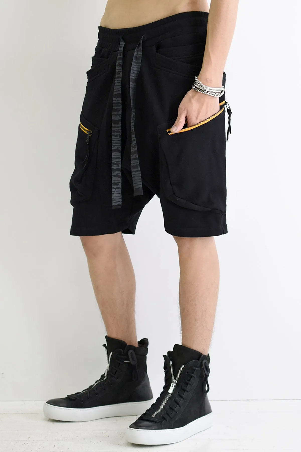 1901-PT13 Cotton Cargo SRL Shorts Black