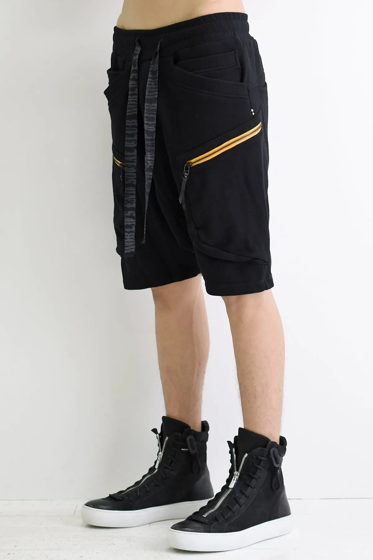 1901-PT13 Cotton Cargo SRL Shorts Black