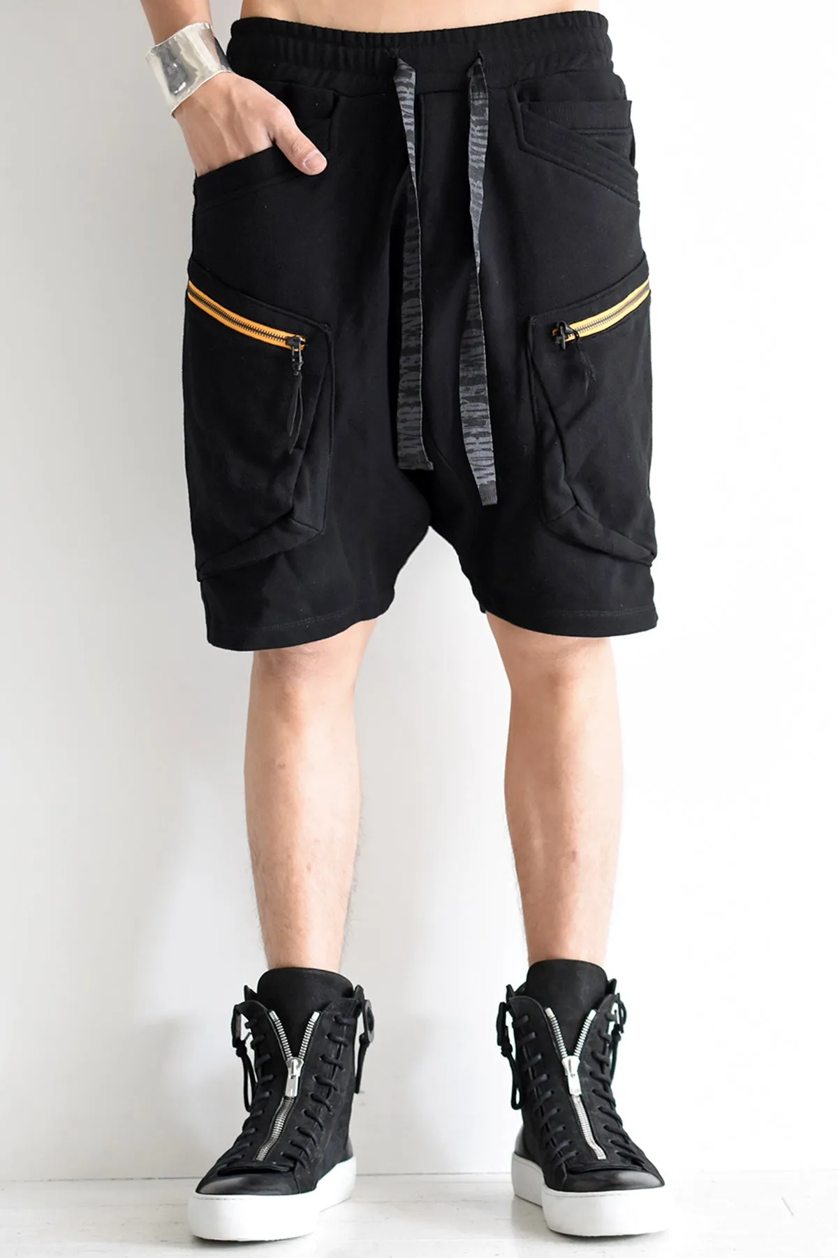 1901-PT13 Cotton Cargo SRL Shorts Black