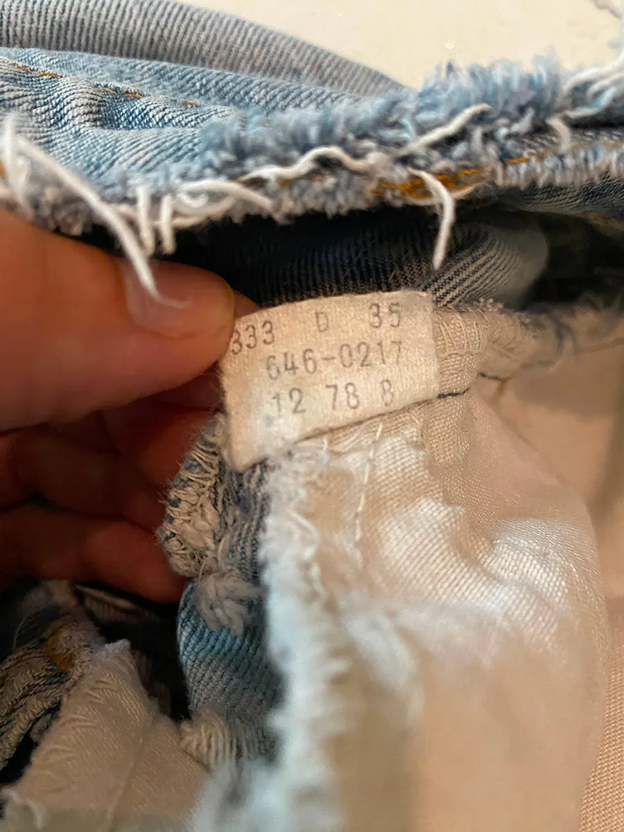 1970's Patched Levi's Cut Offs