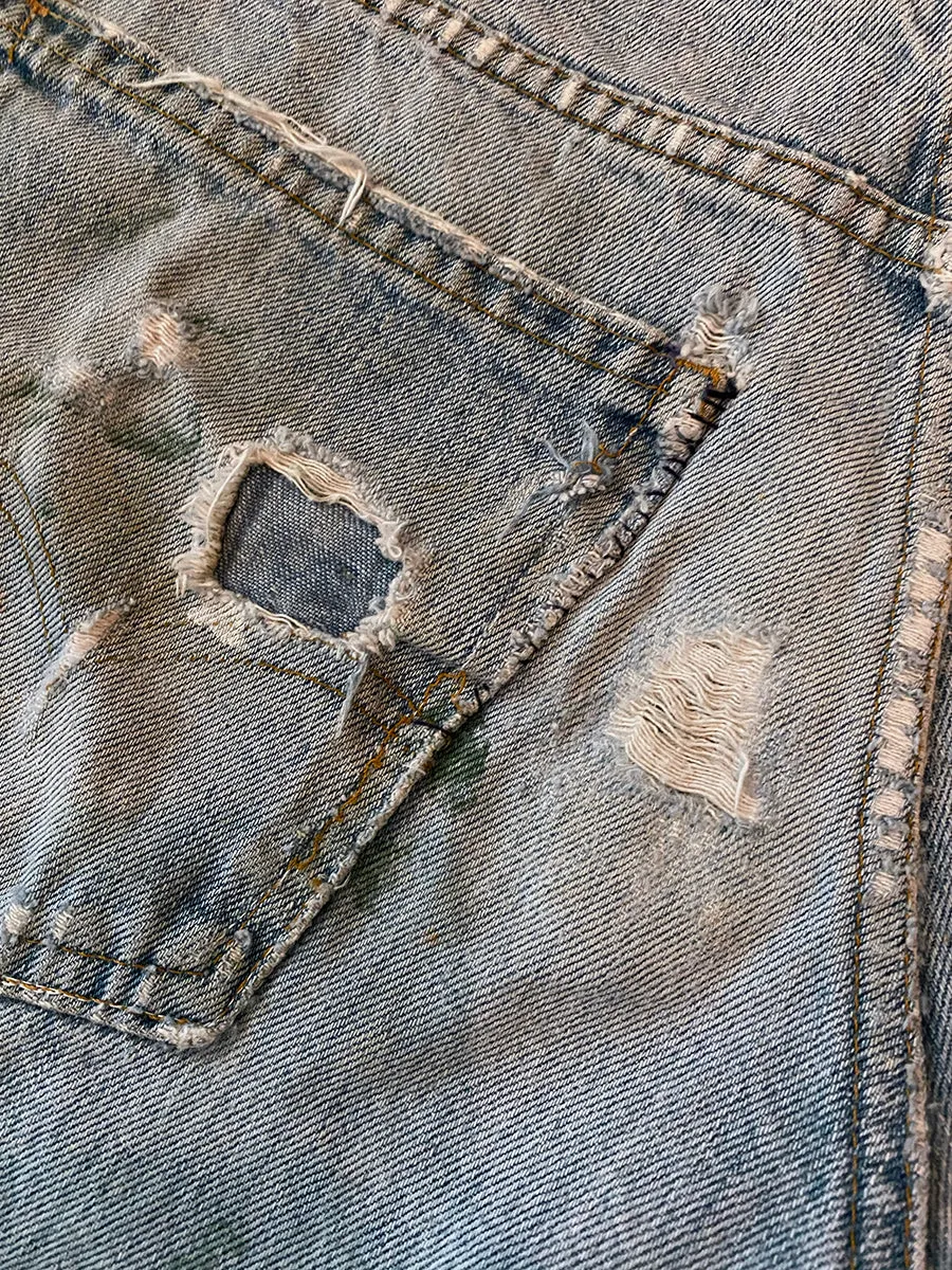 1970's Patched Levi's Cut Offs