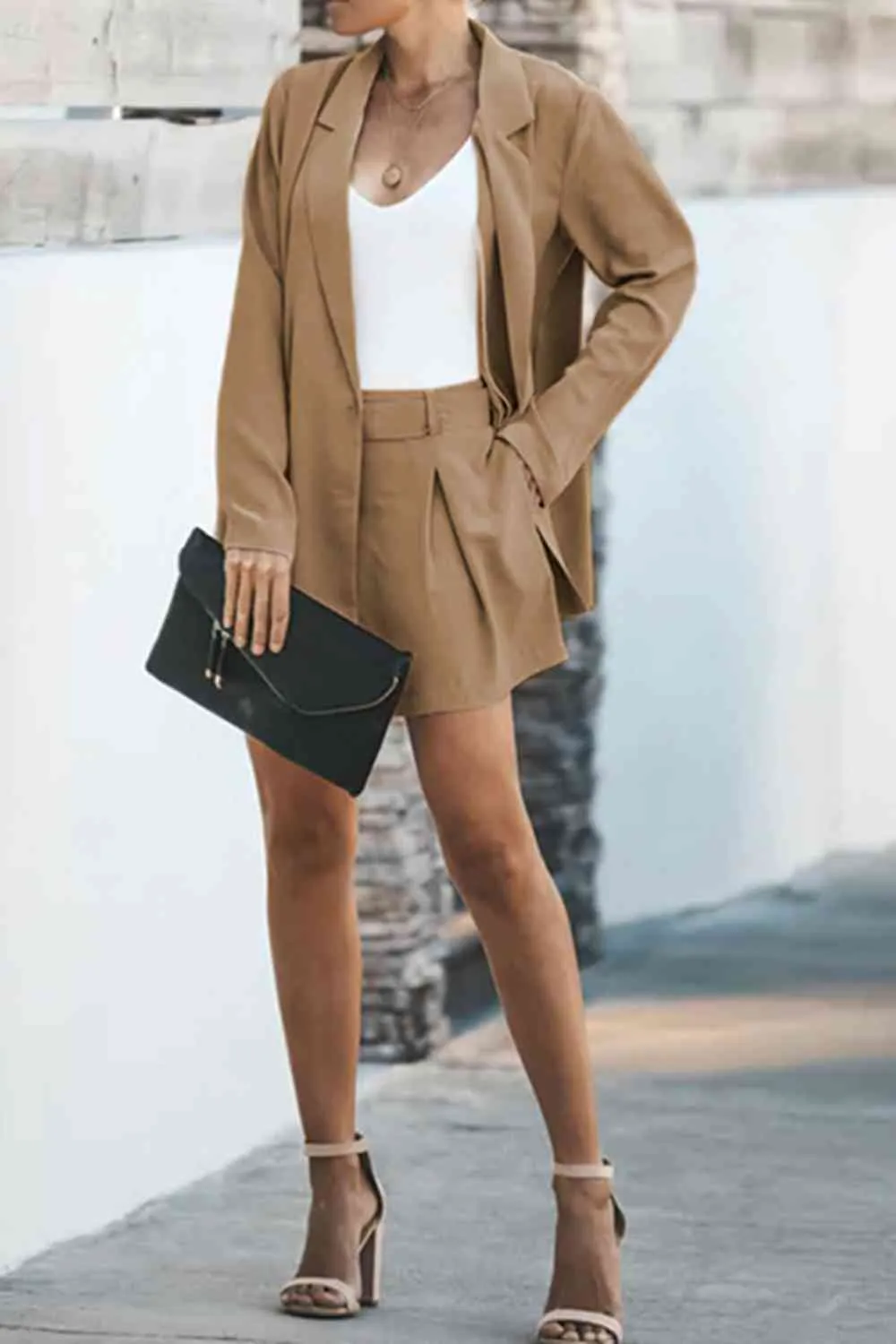 2 Classic Double Breast Suit w/ Shorts (S - 2X)