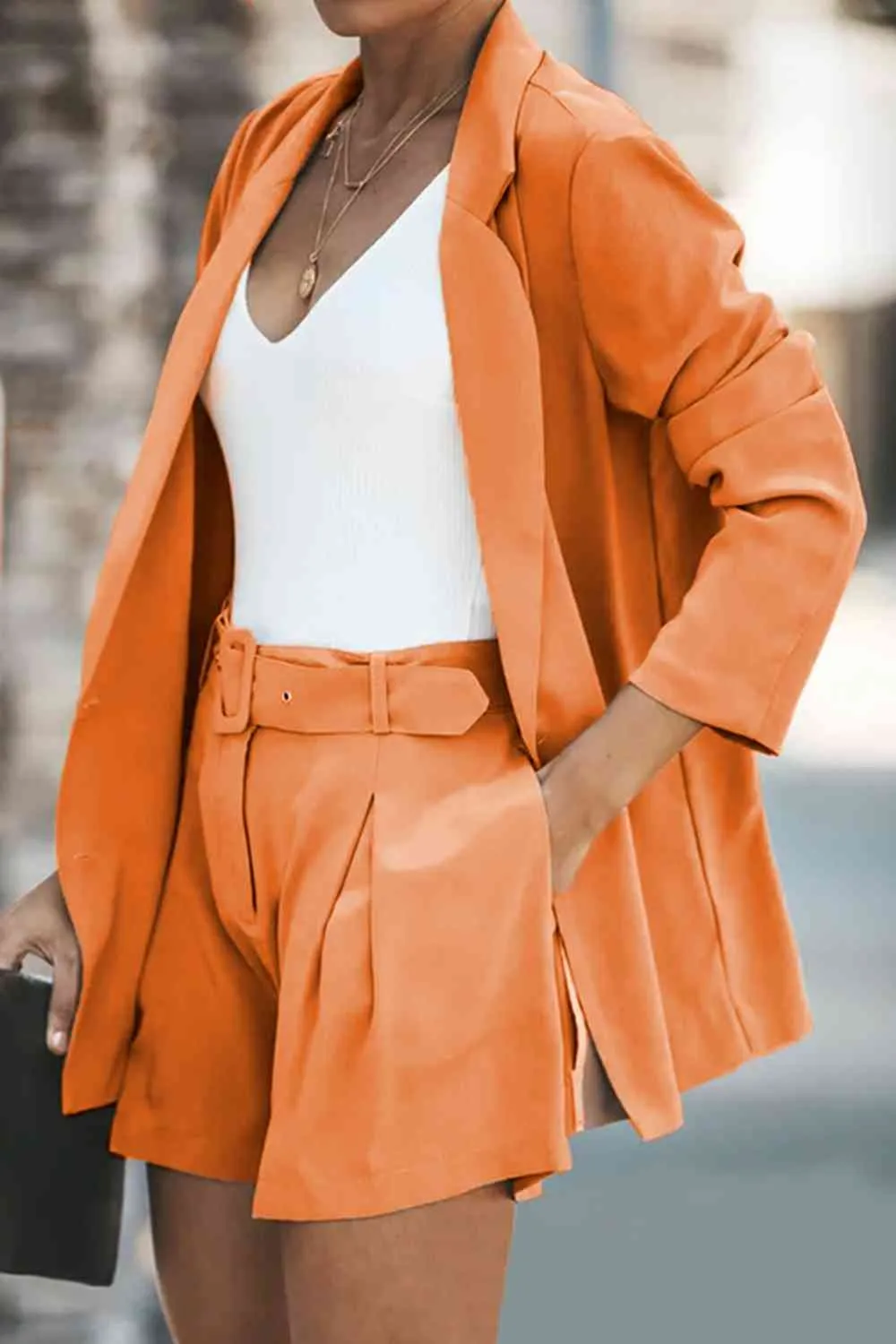 2 Classic Double Breast Suit w/ Shorts (S - 2X)