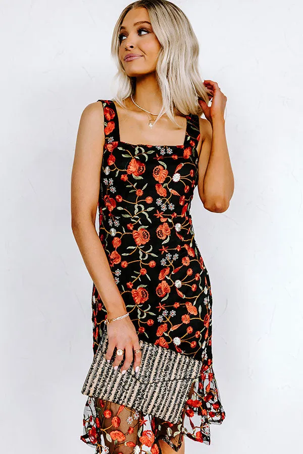 A Dreamy Escape Embroidered Midi
