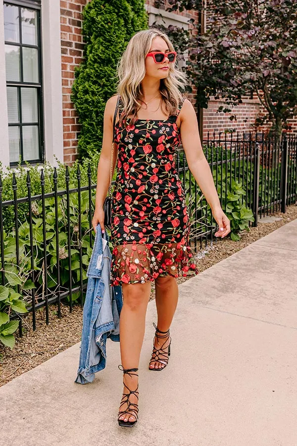 A Dreamy Escape Embroidered Midi