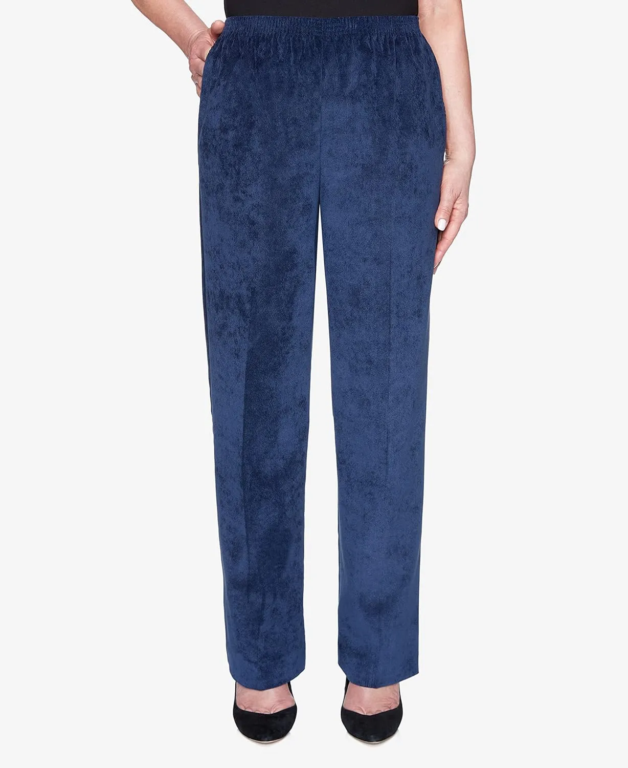 Alfred Dunner Women's Classic Corduroy Pull-on Average Length Pant
