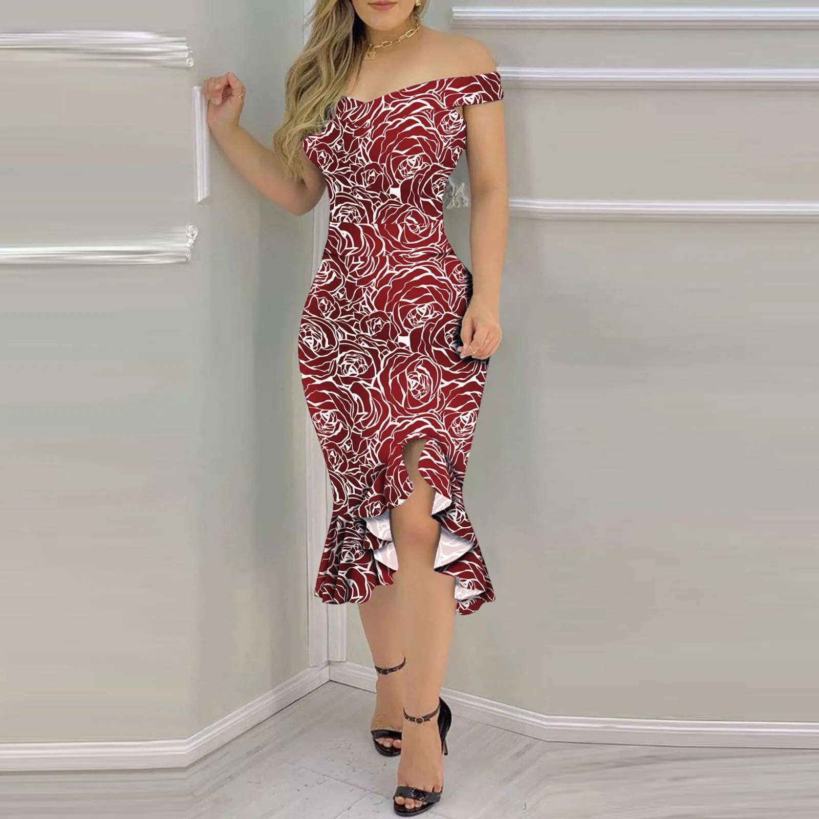 Amy Fashion - Cocktail Party Night Club Sexy Slim Long Dress