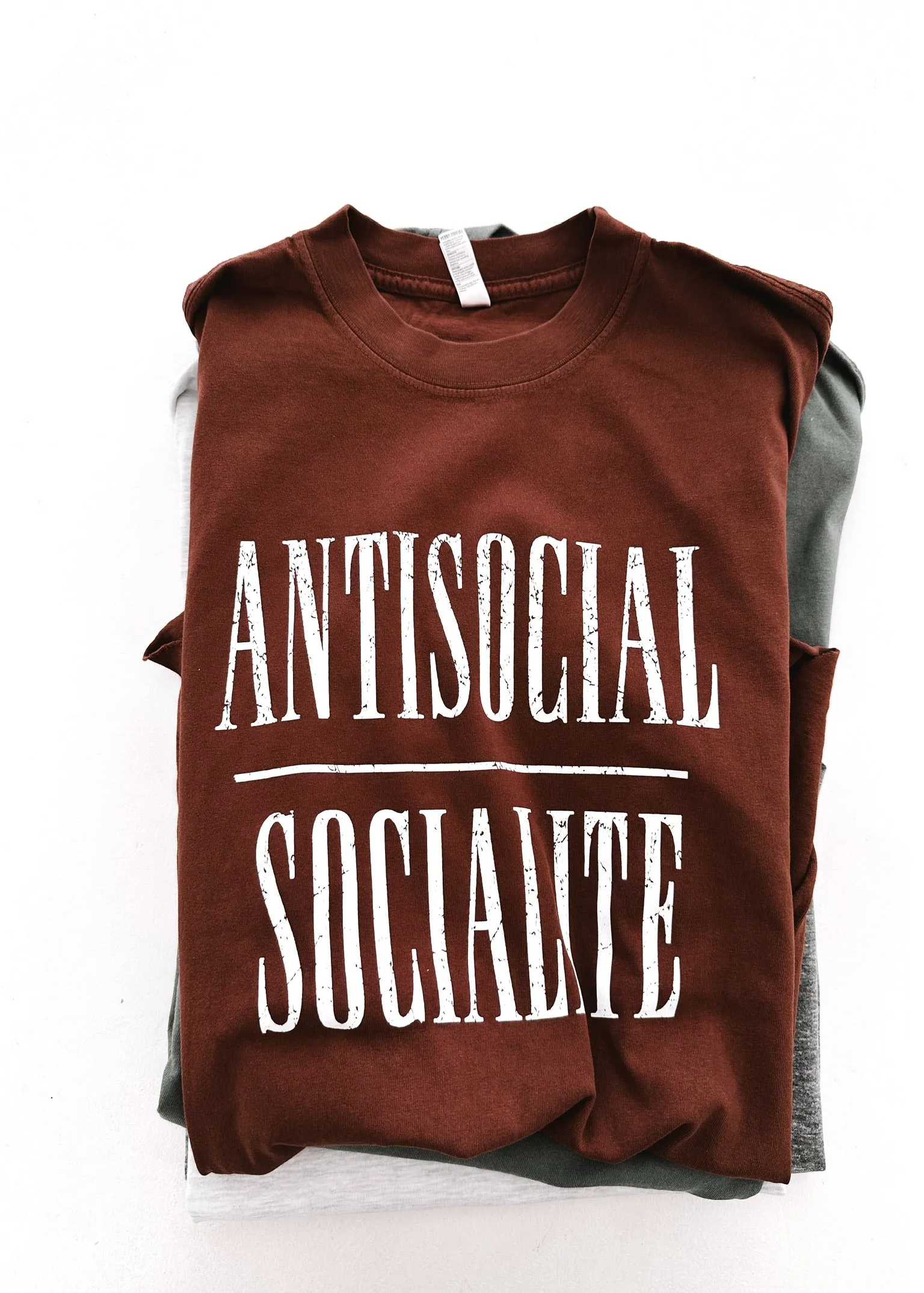 ANTISOCIAL SOCIALITE SIDE SLIT TEE