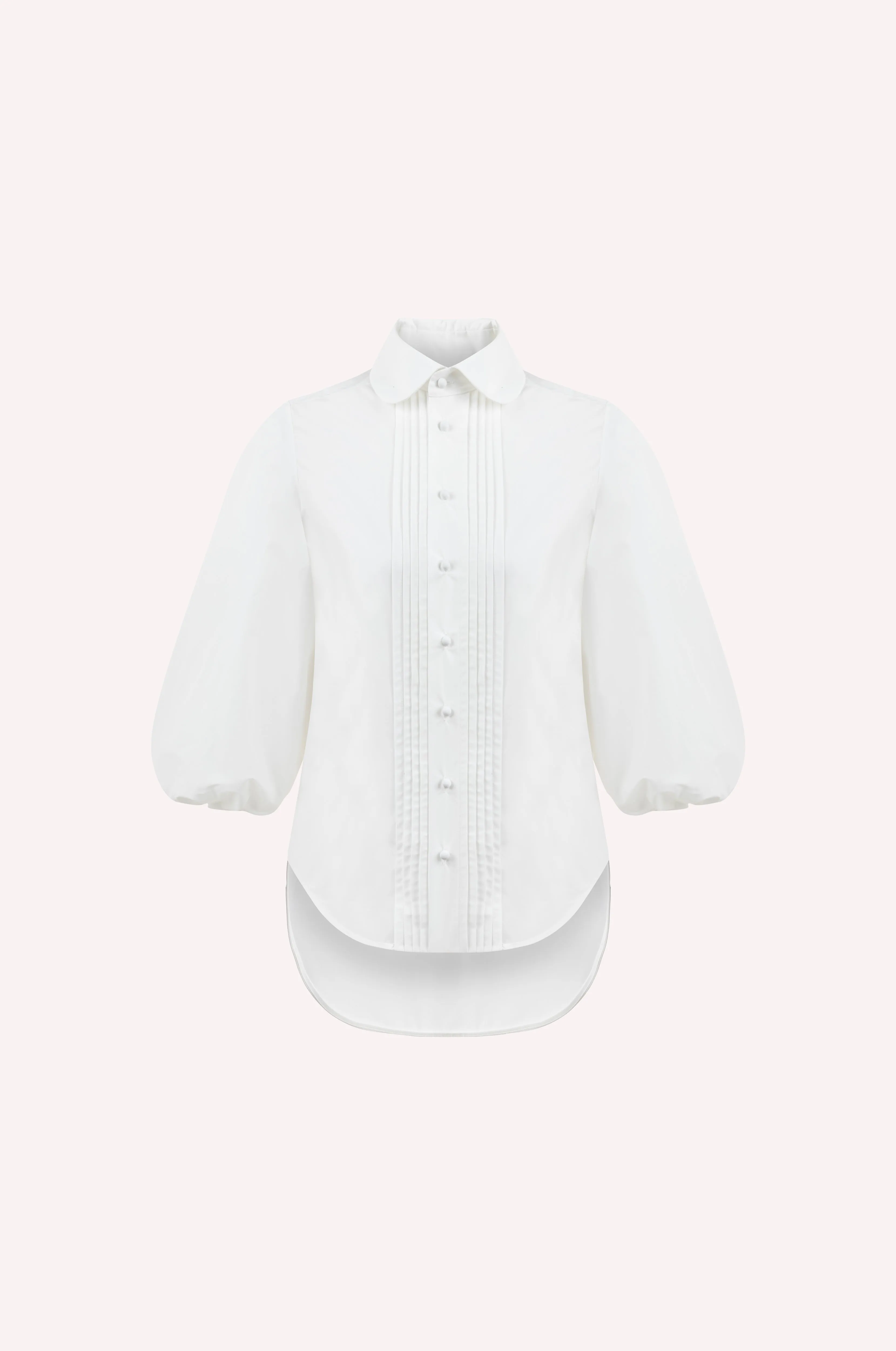 Balloon Sleeve Poplin Shirt