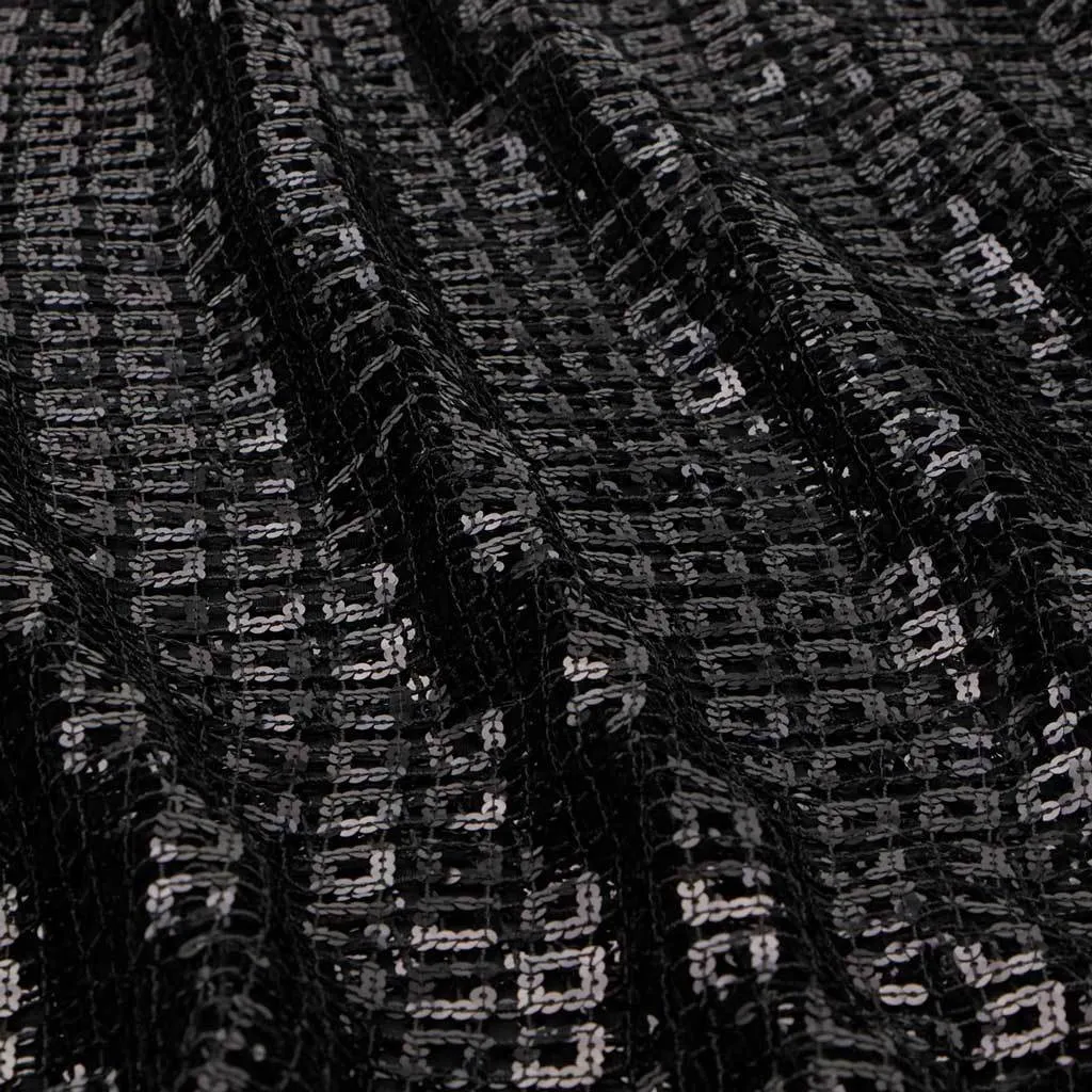 Barbarella Knitted Lace Sequin | Blue Moon Fabrics