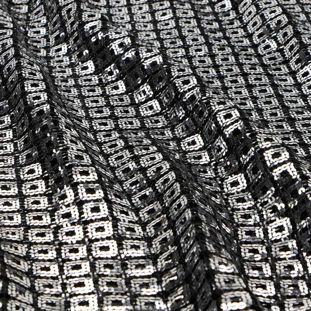 Barbarella Knitted Lace Sequin | Blue Moon Fabrics
