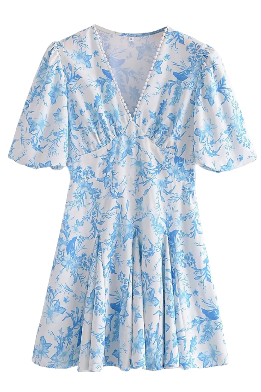 'Bernice' V-Neck Floral Printed Dress