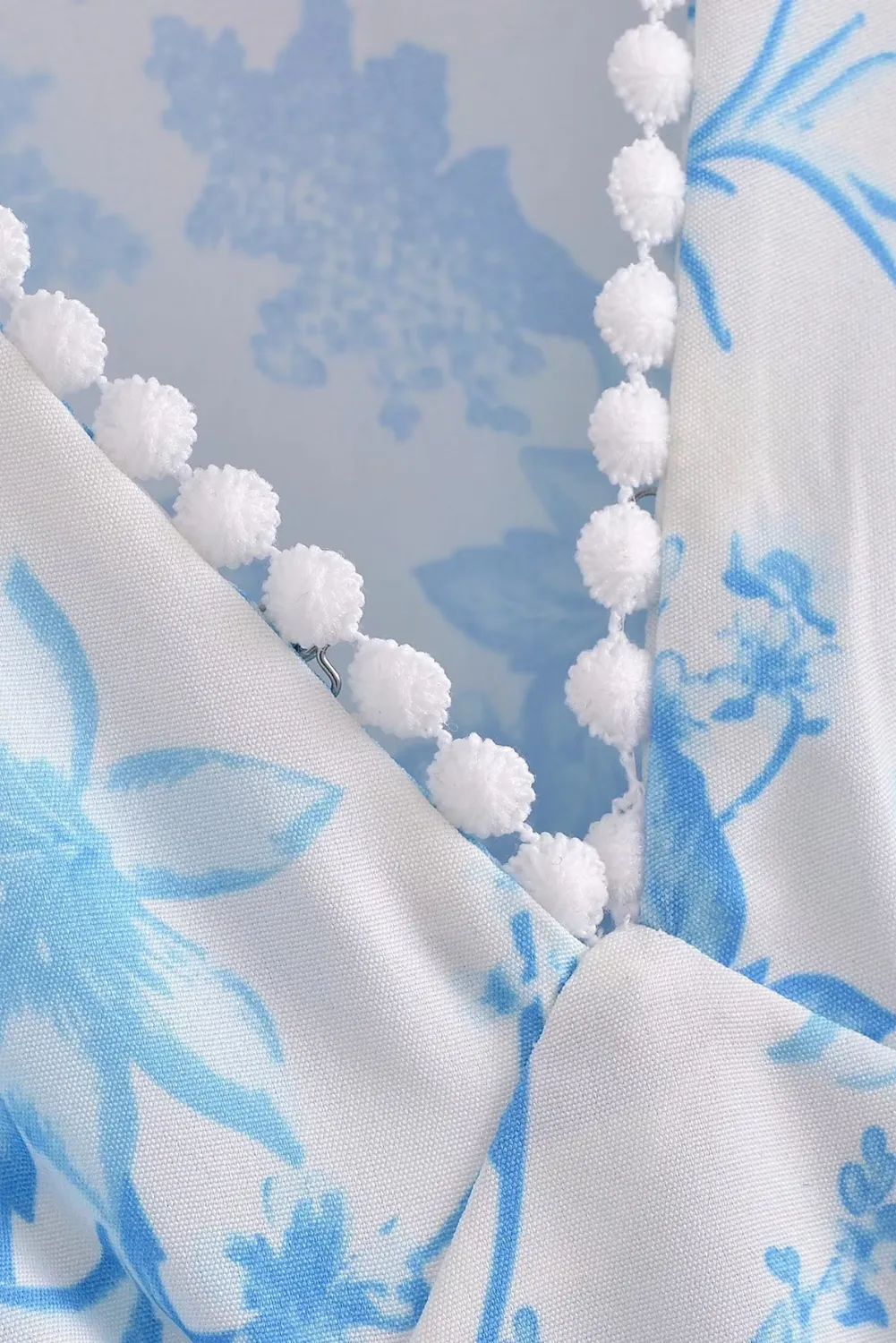 'Bernice' V-Neck Floral Printed Dress