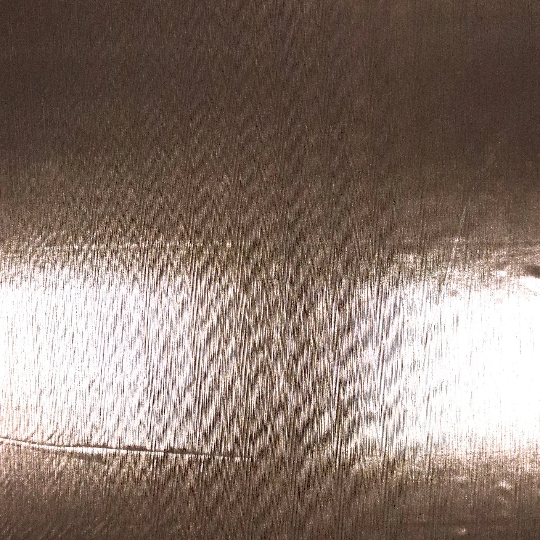 Black and Bronze Shiny Pleated Stretch Lamé Fabric