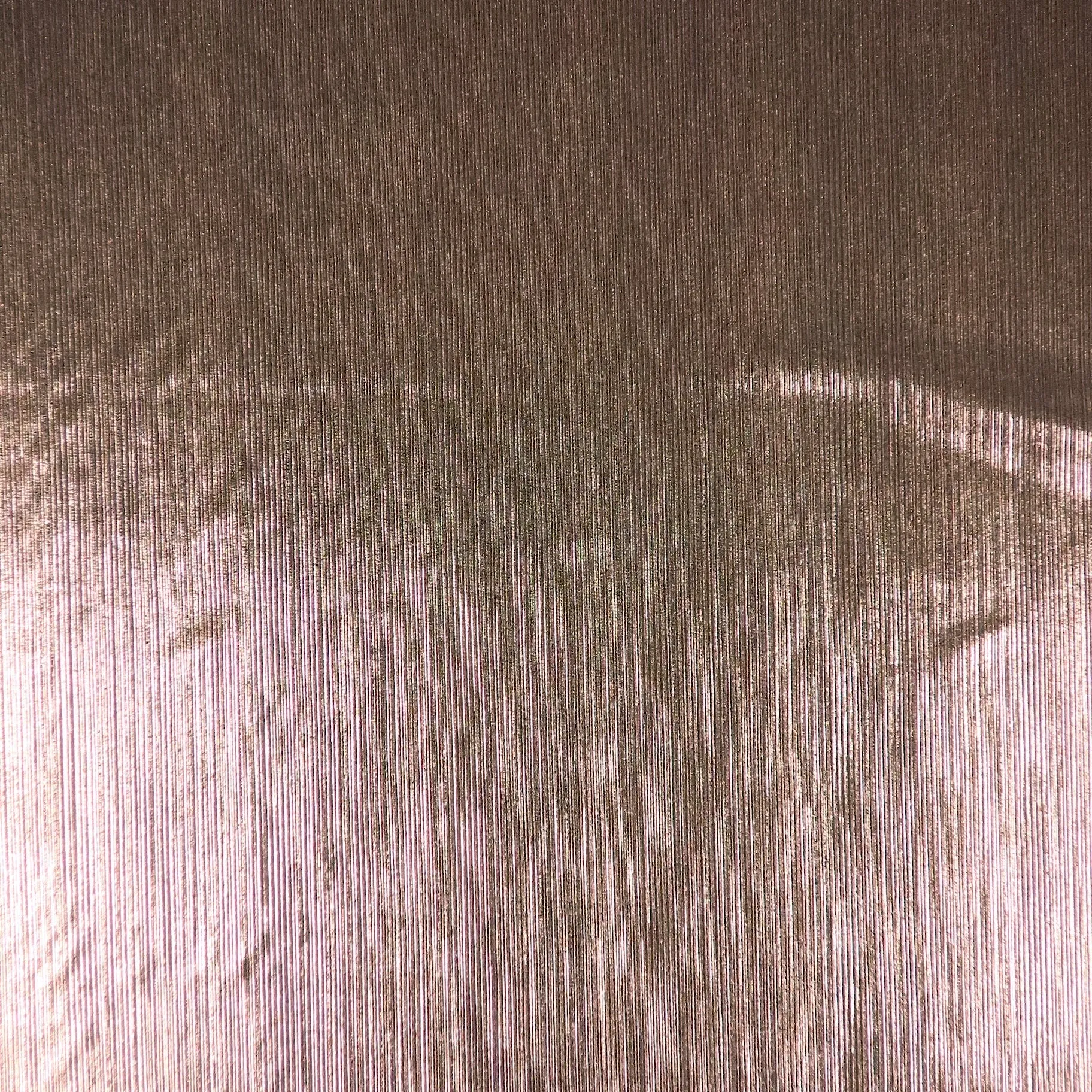 Black and Bronze Shiny Pleated Stretch Lamé Fabric