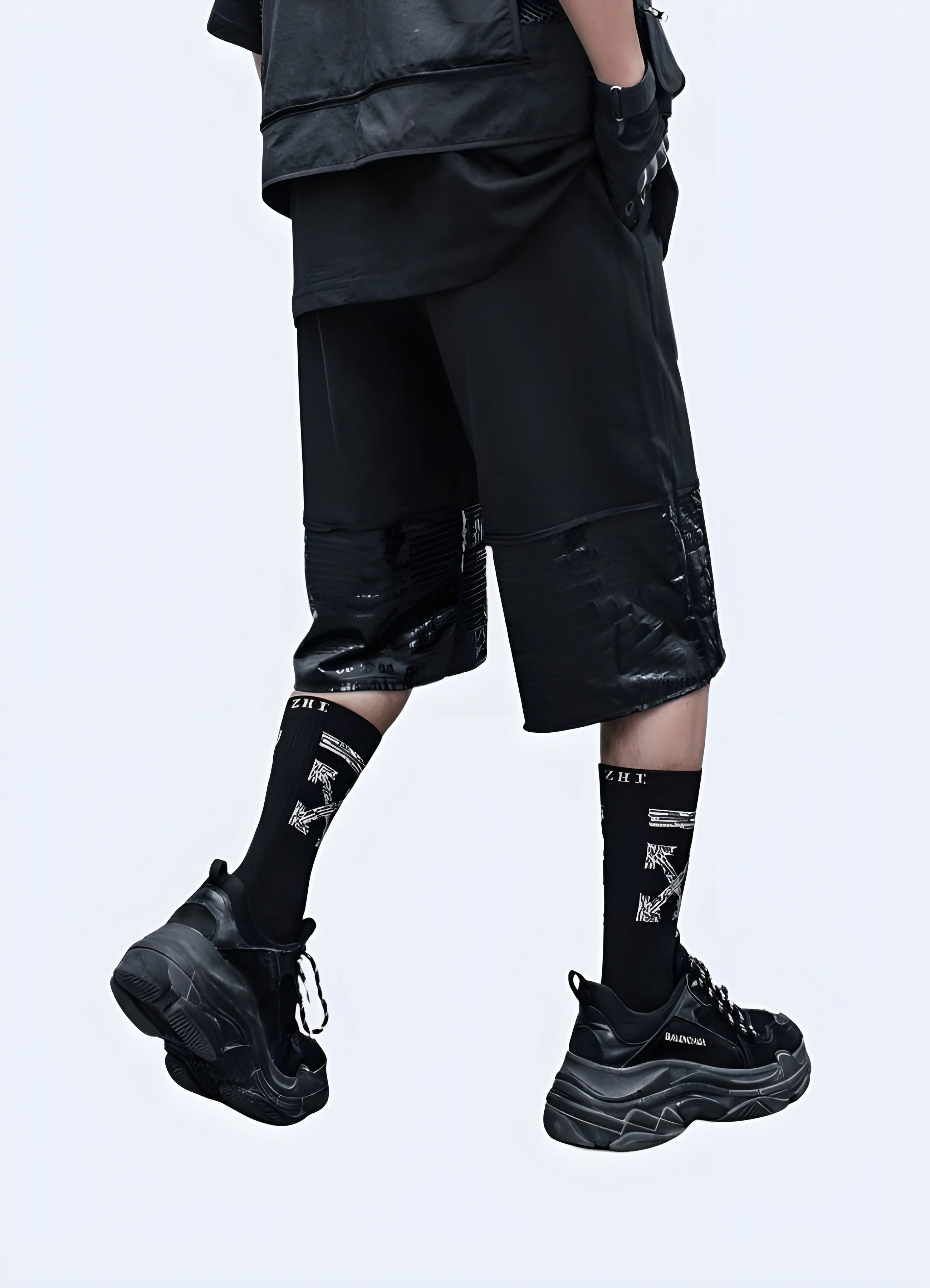 Black Streetwear Shorts