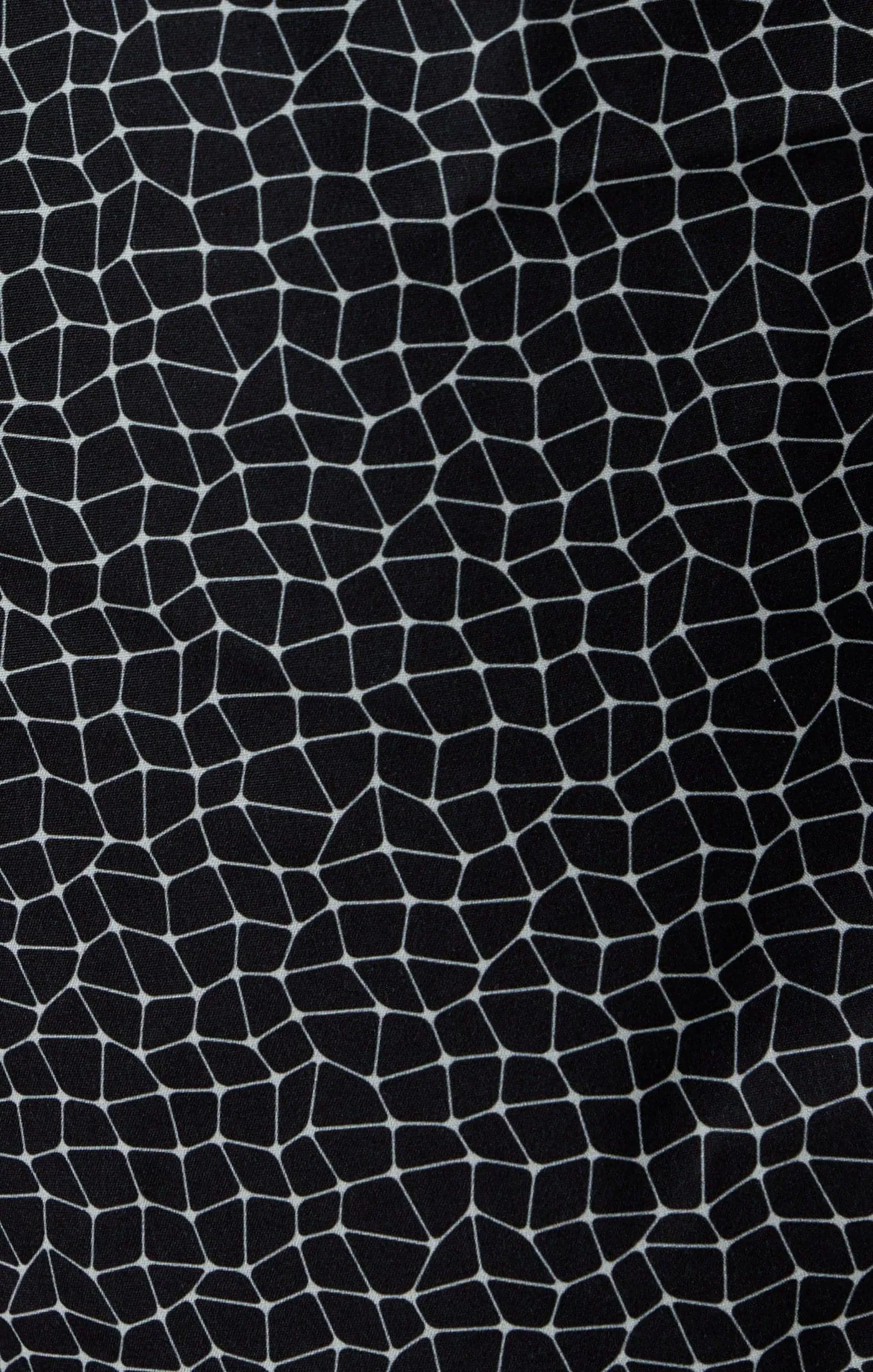 Black Wavy Swim Shorts