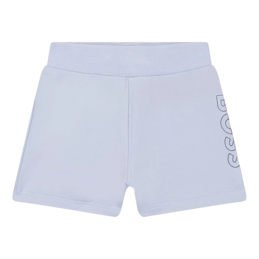 Blue Side Logo Shorts