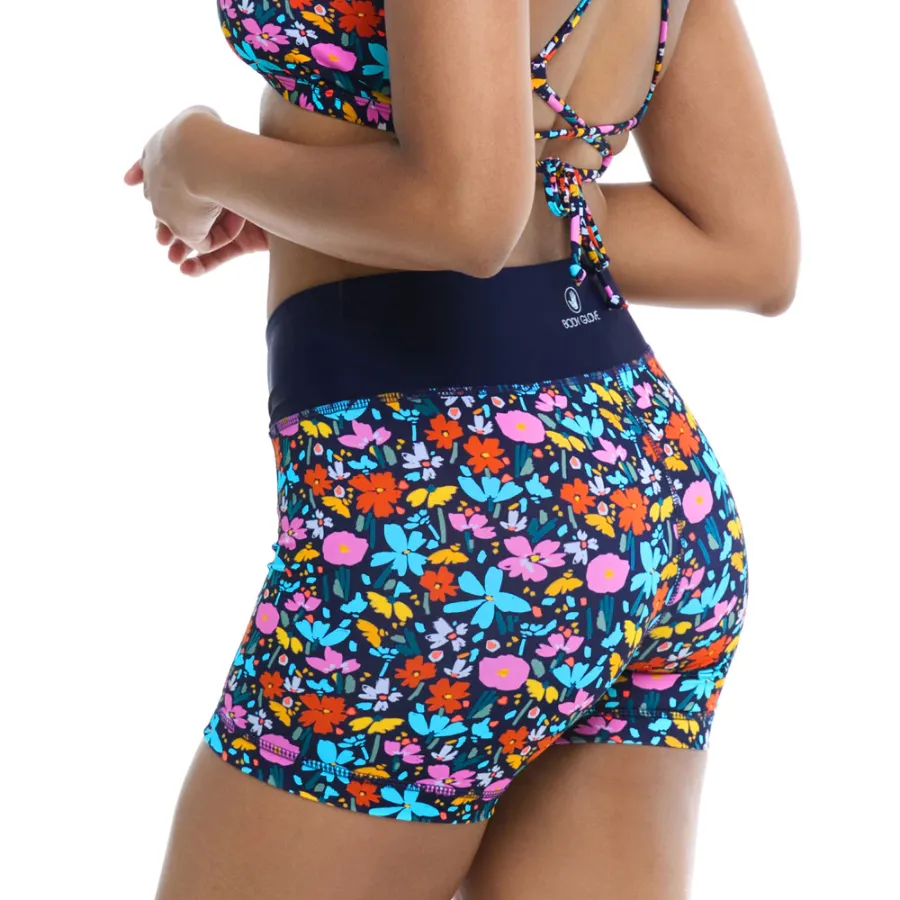Body Glove Speedy Performance Fit Cross-Over Shorts 39-600663 - Vivid Field Indigo