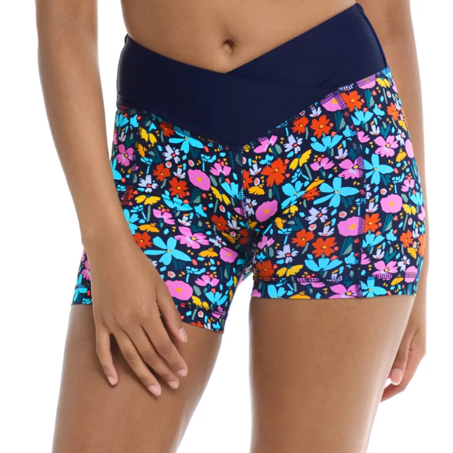 Body Glove Speedy Performance Fit Cross-Over Shorts 39-600663 - Vivid Field Indigo