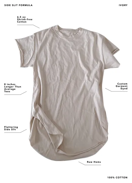 CALABASAS SIDE SLIT TEE
