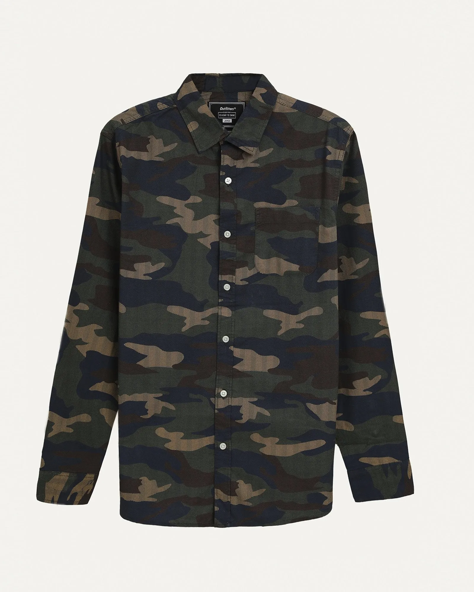 Camouflage Printed Shirt