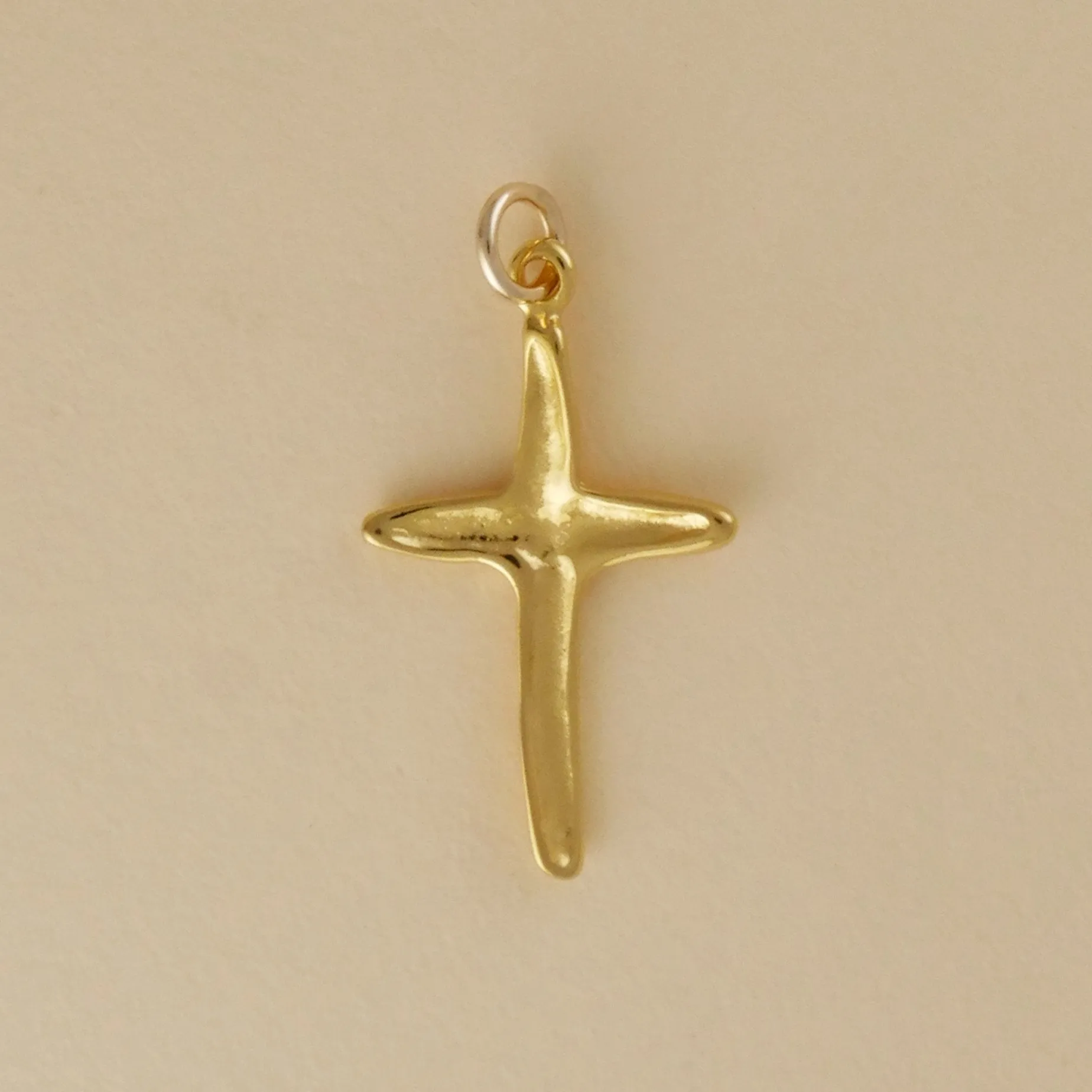 Carved Cross Charm