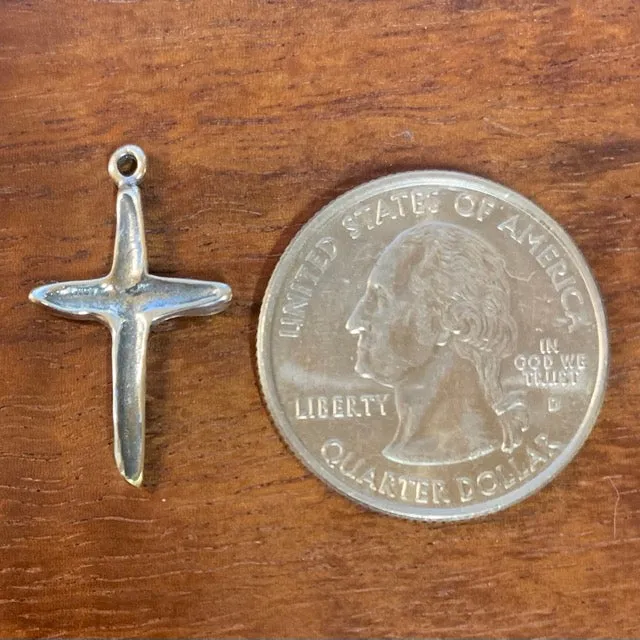 Carved Cross Charm
