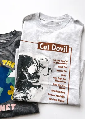 CAT DEVIL SIDE SLIT TEE