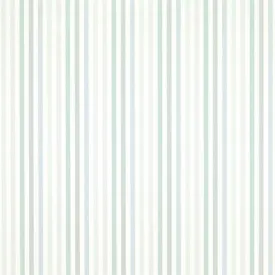 Cornish Stripe Grey Green Wallpaper