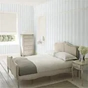 Cornish Stripe Grey Green Wallpaper