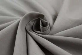 Cotton Polyester Shiny Poplin - Grey