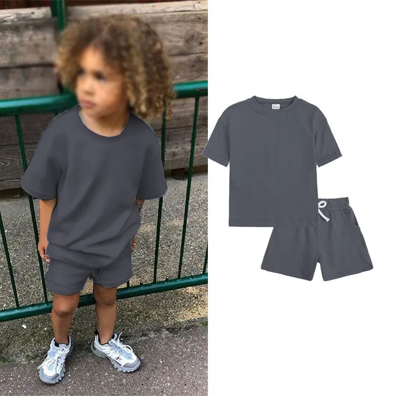 Cotton Unisex Tshirt and Shorts Set