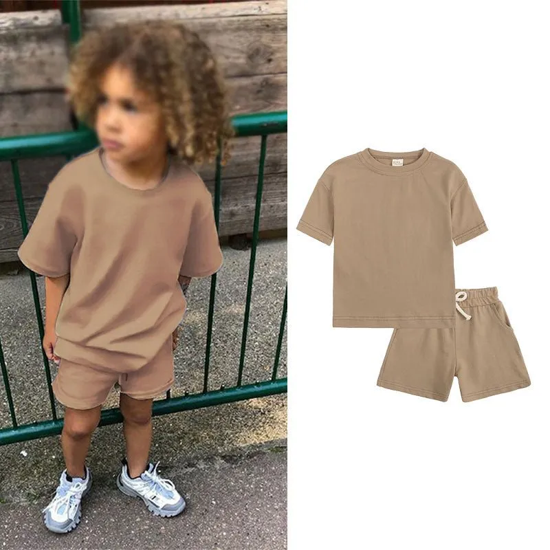Cotton Unisex Tshirt and Shorts Set