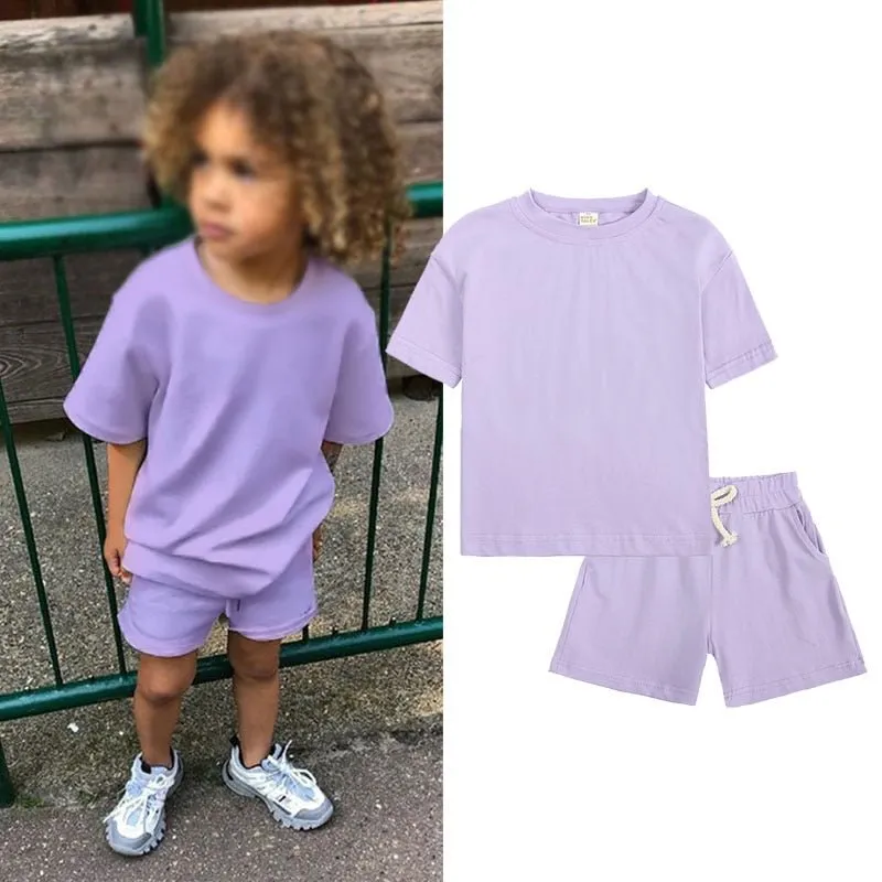 Cotton Unisex Tshirt and Shorts Set