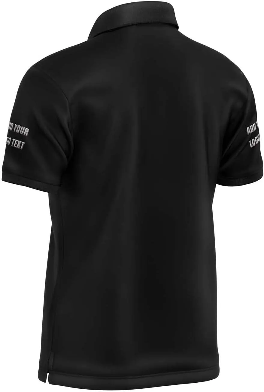 Custom Shirts for Men Personalized Polo Shirt Embroidered Print Design Your Own Text Logo Name T-Shirts