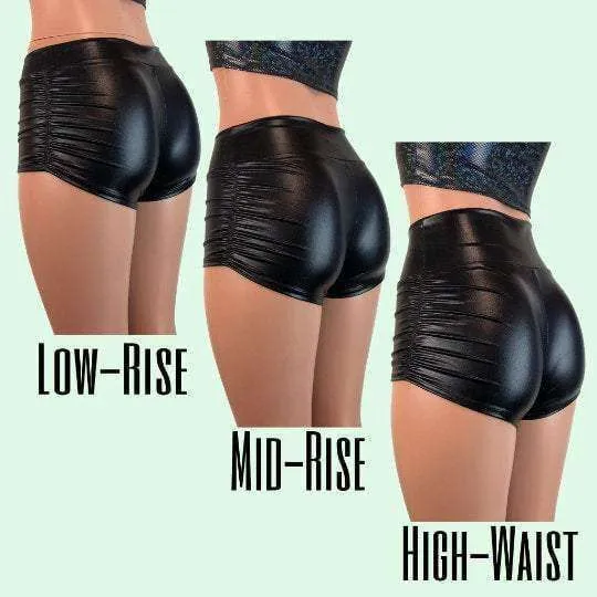 DESIGN YOUR OWN Ruched Booty Shorts - CHOOSE your RISE