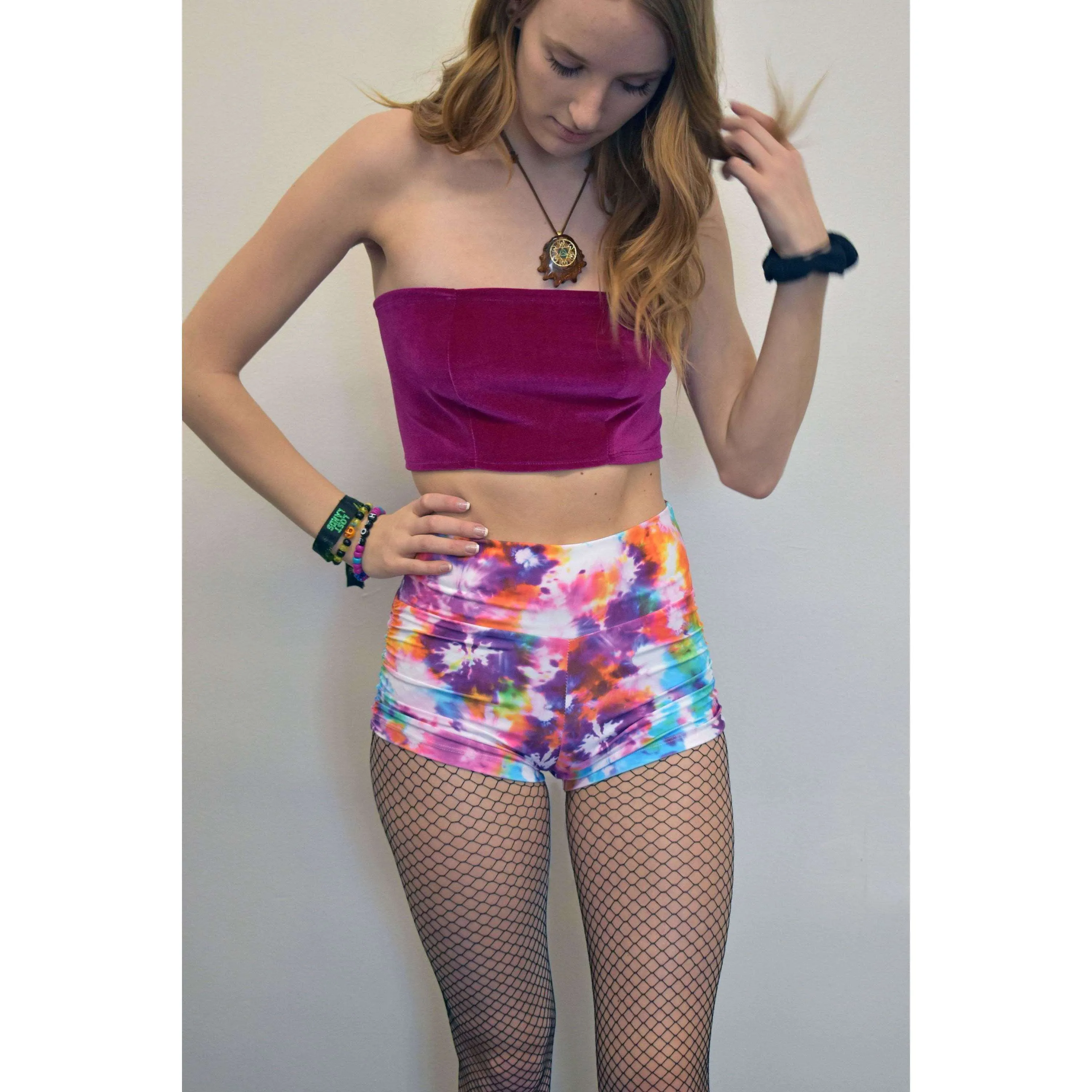 DESIGN YOUR OWN Ruched Booty Shorts - CHOOSE your RISE