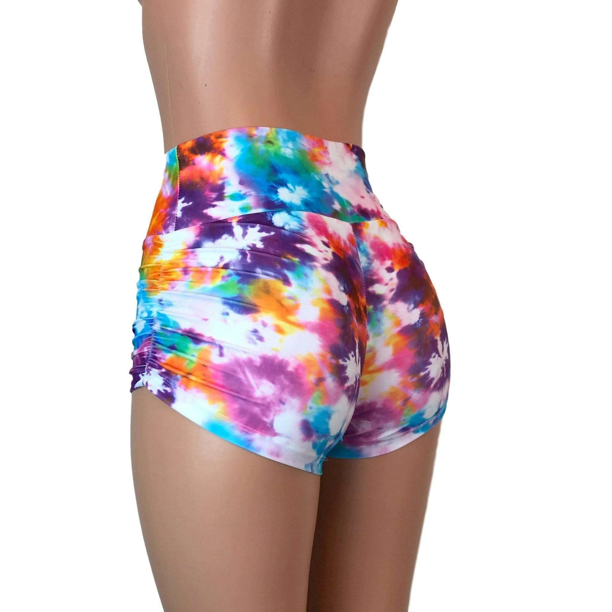 DESIGN YOUR OWN Ruched Booty Shorts - CHOOSE your RISE