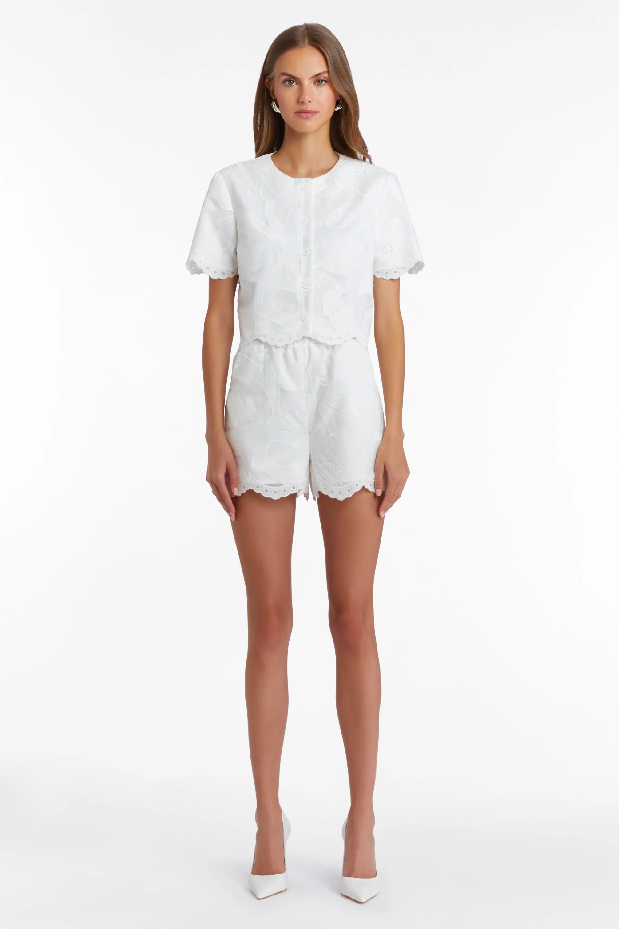 Finley Shorts- White