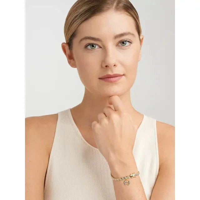 Forever Facets Diamond Accent Butterfly Charm 18k