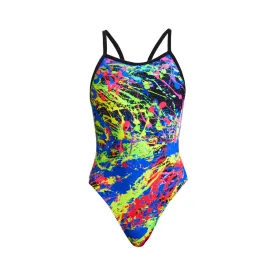 Funkita Girls Single Strap One Piece FS16G- Paint Smash