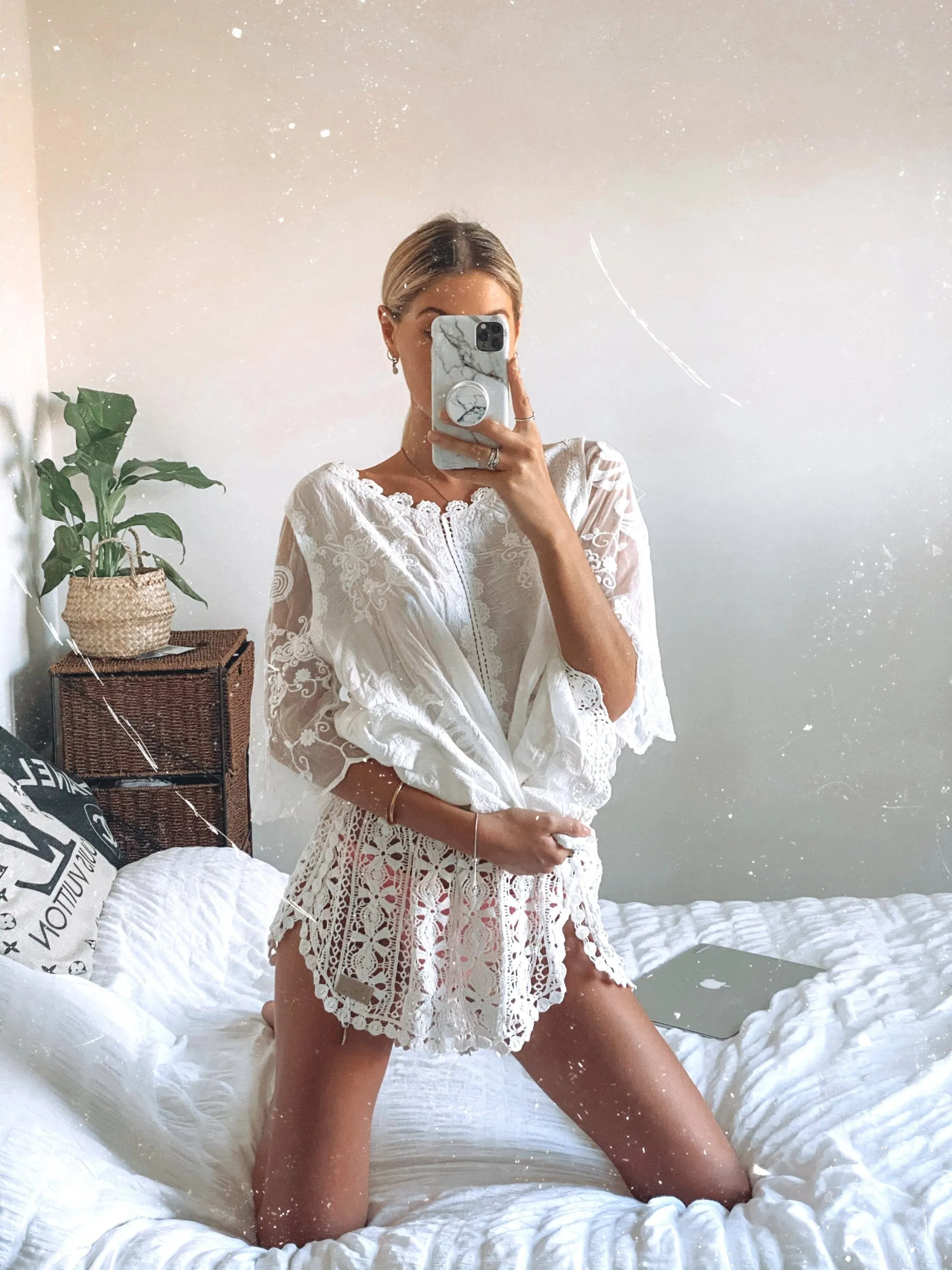Georgia White Shorts