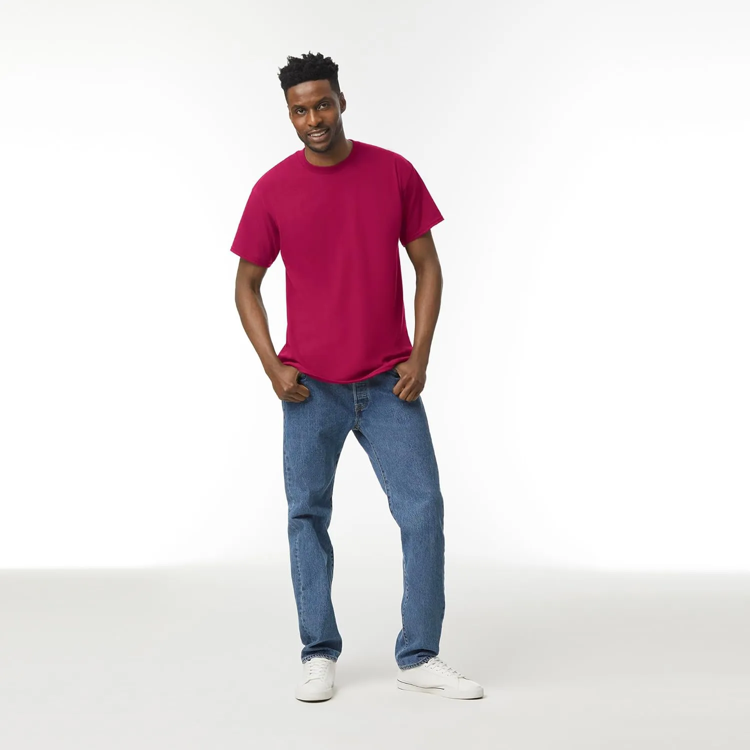 Gildan Unisex Adult Heavy Cotton T-Shirt, Style G5000, Multipack