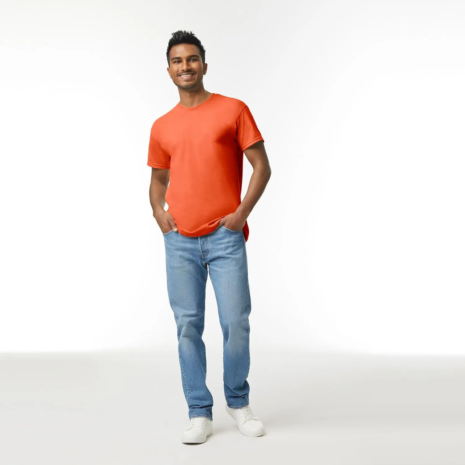 Gildan Unisex Adult Heavy Cotton T-Shirt, Style G5000, Multipack
