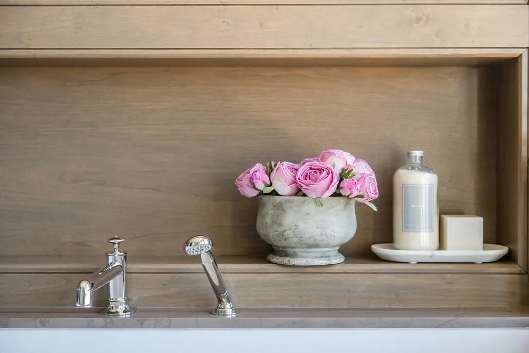 GRAY STONE PLANTER