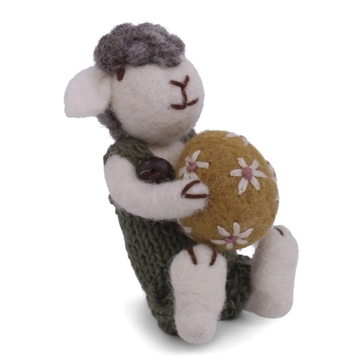 Grey Sheep with Green Pants and Egg by Én Gry & Sif