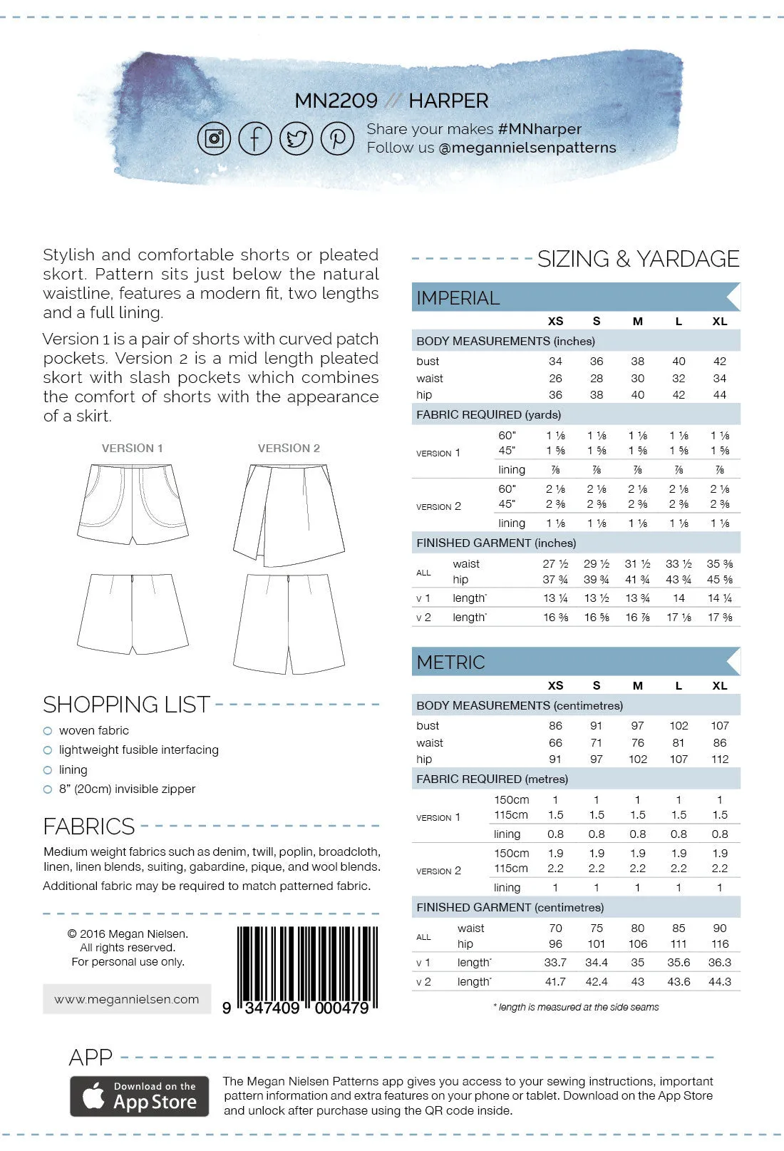 Harper Shorts   Skort